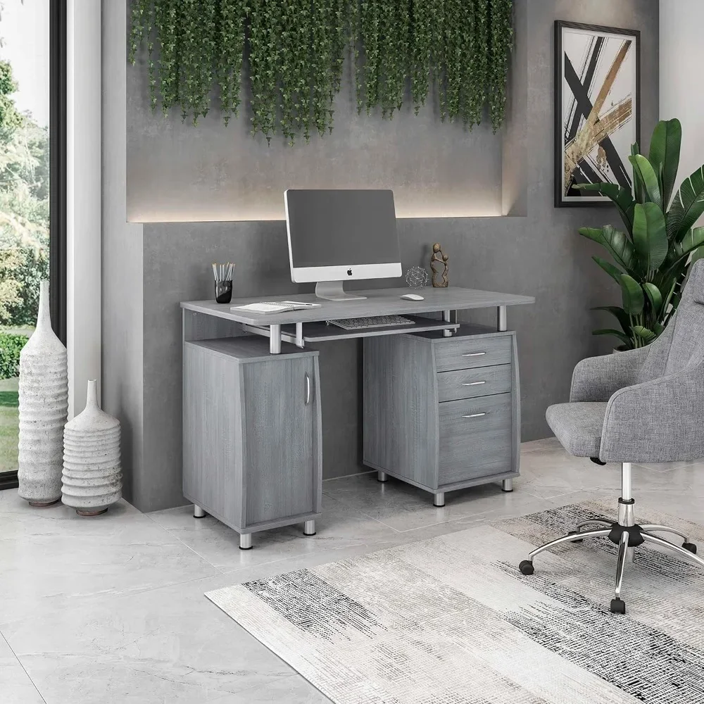 47.5'' Computer Desk with File Cabinet and Drawers,Storage Cabinet with Removable Shelf and Ventilation for CPU Office Furniture
47.5'' Computer Desk with File Cabinet and Drawers,Storage Cabinet with Removable Shelf and Ventilation for CPU Office Furniture