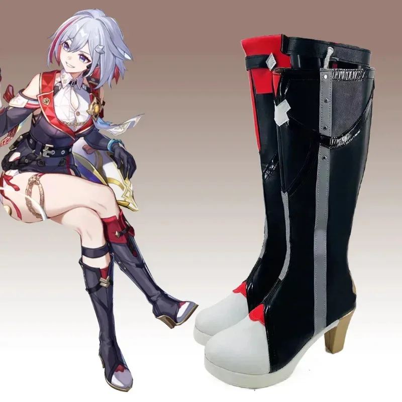 Topaz Guinaifen Honkai: Star Rail Honkai Impact Cosplay Shoes Boots Game Anime Halloween Christmas Game Shoes
Topaz Guinaifen Honkai: Star Rail Honkai Impact Cosplay Shoes Boots Game Anime Halloween Christmas Game Shoes