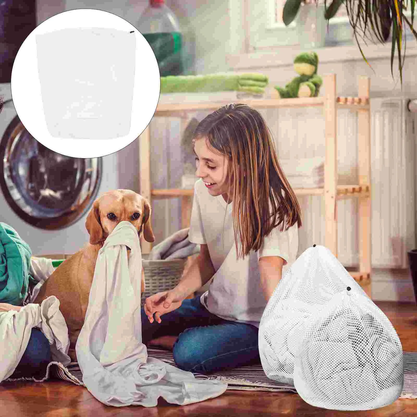 2 Pcs Mesh Laundry Bag Washing Machine Household Collapsible Baskets Pouches Liquid
2 Pcs Mesh Laundry Bag Washing Machine Household Collapsible Baskets Pouches Liquid