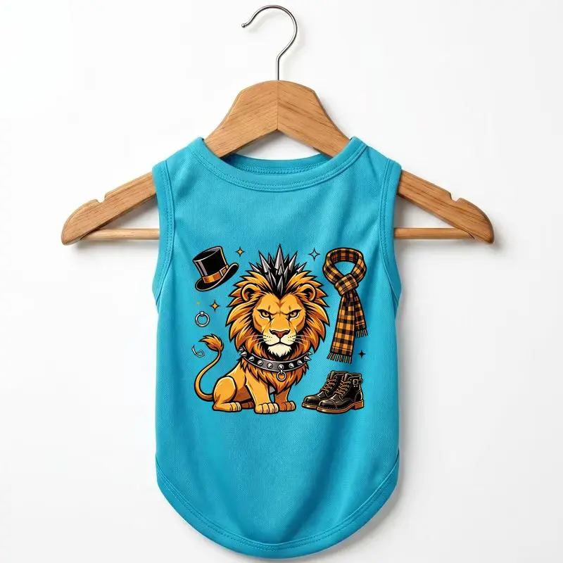 Cool Lion Dog Vest Summer Breathable Pet Tee Non-Cotton Puppy Clothes Fashion Apparel New Arrival
Cool Lion Dog Vest Summer Breathable Pet Tee Non-Cotton Puppy Clothes Fashion Apparel New Arrival