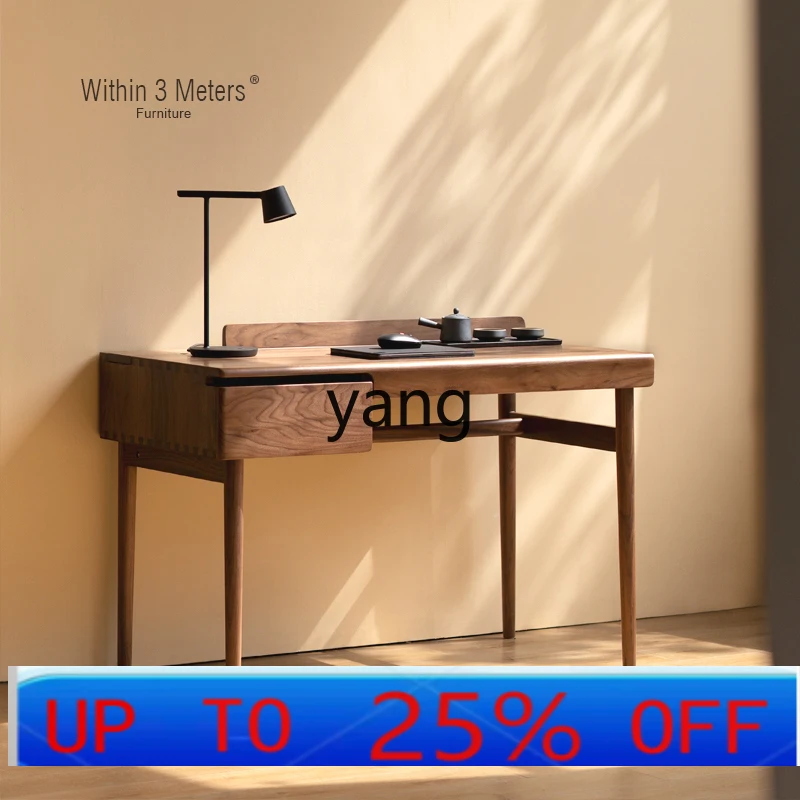 LTT wabi sandy wind solid wood study table home black walnut desk
LTT wabi sandy wind solid wood study table home black walnut desk