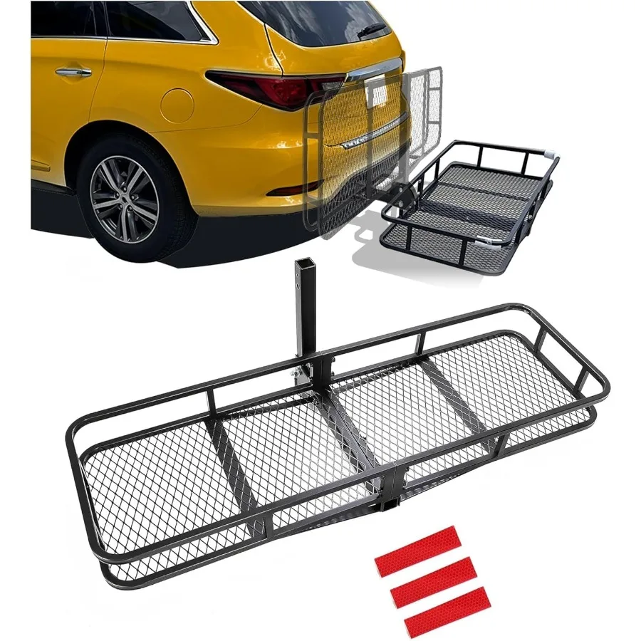 KUAFU Hitch Cargo Carrier Rack, вместимость 550 фунтов, 61,5x19,5x5,5, складная задняя багажная корзина для фургона, внедорожника, грузовика, прицепа с 2x2 Hi
KUAFU Hitch Cargo Carrier Rack, вместимость 550 фунтов, 61,5x19,5x5,5, складная задняя багажная корзина для фургона, внедорожника, грузовика, прицепа с 2x2 Hi