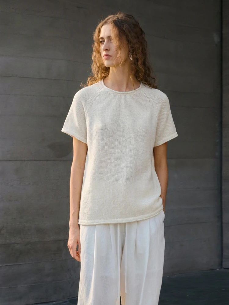 Cotton Linen Women's T-Shirt Cool Sensation Breathable Summer High End Linen Material Short Sleeve round Neck Basic Style Whi...
Cotton Linen Women's T-Shirt Cool Sensation Breathable Summer High End Linen Material Short Sleeve round Neck Basic Style Whi...