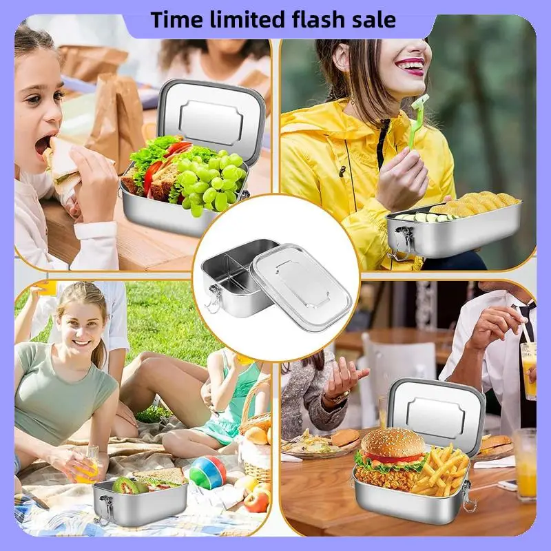A40T 1 Piece Proof Stainless Steel Bento Lunch Container Metal Bento Lunch Box For Kids Or Adults
A40T 1 Piece Proof Stainless Steel Bento Lunch Container Metal Bento Lunch Box For Kids Or Adults