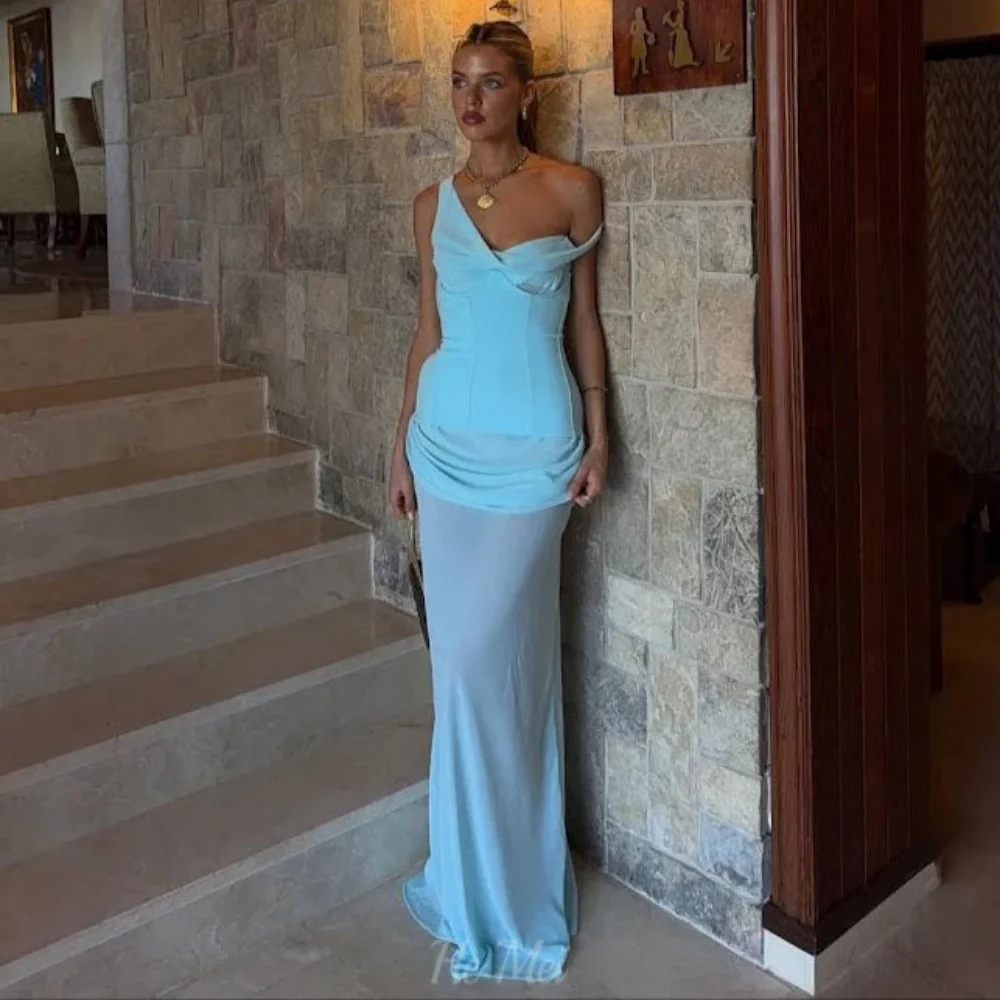 Customized Prom Dress One Shoulder Party Gowns Mermaid Simple Modern Style Elegant Evening Dress فساتين سهرة
Customized Prom Dress One Shoulder Party Gowns Mermaid Simple Modern Style Elegant Evening Dress فساتين سهرة