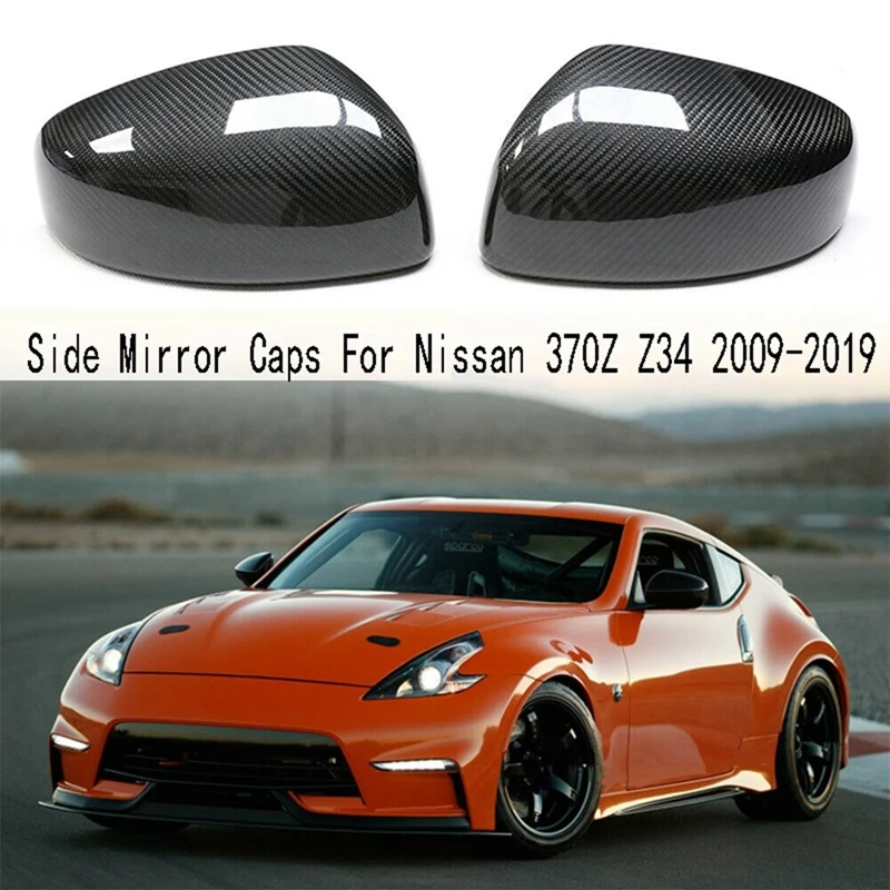 1 Pair Rearview Mirror Cover Carbon Fiber Side Mirror Caps for Nissan 370Z Z34 2009-2019
1 Pair Rearview Mirror Cover Carbon Fiber Side Mirror Caps for Nissan 370Z Z34 2009-2019