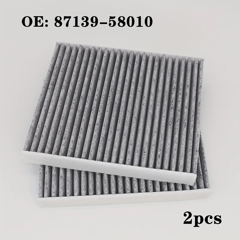 Activated carbon interior air filters suitable for Corolla, HILUX, RAV4V, ES, RX, UX
Activated carbon interior air filters suitable for Corolla, HILUX, RAV4V, ES, RX, UX