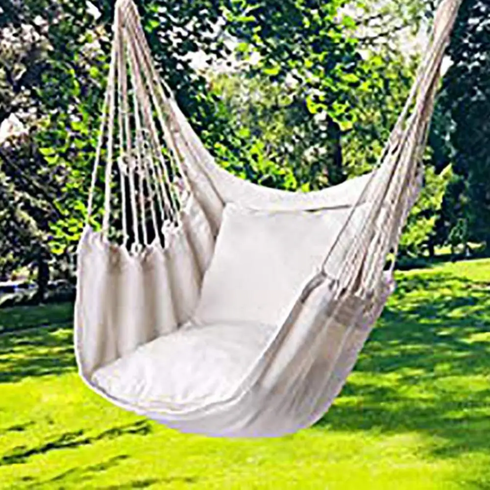 Swing Garden Hammock Chair Outdoor Portable Thicken Hammock Garden Travel Camping Throw Pillow Swing Chair
Swing Garden Hammock Chair Outdoor Portable Thicken Hammock Garden Travel Camping Throw Pillow Swing Chair