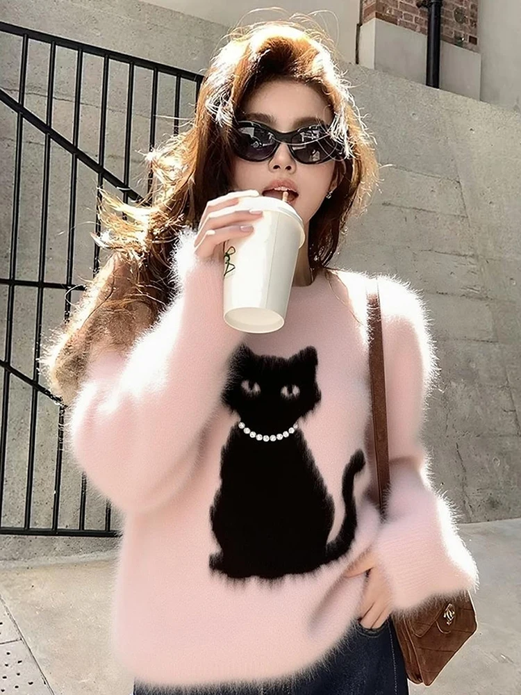 Мягкий уютный вязаный длинный женский свитер Све в Корейском стиле из полиэфирного волокна, круглый Ne, повседневная одежда, осенне-зимняя внутренняя часть
Мягкий уютный вязаный длинный женский свитер Све в Корейском стиле из полиэфирного волокна, круглый Ne, повседневная одежда, осенне-зимняя внутренняя часть