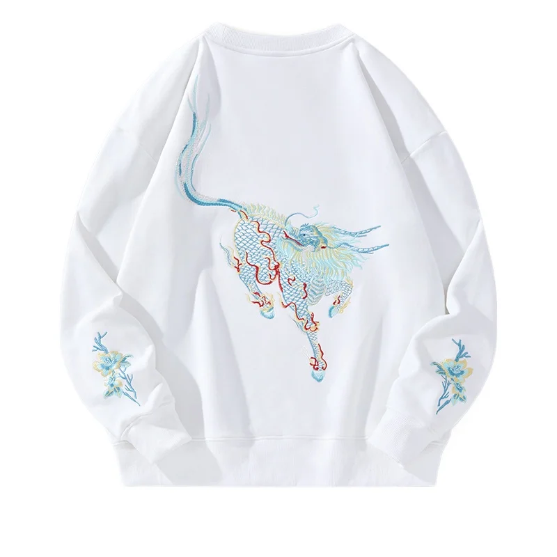 Men Embroidery Hoodies Women Chinese Dargon Crewneck Sweatshirt Vintage Harajuku Hooded Hoodies Streetwear Fashion Casual Youth
Men Embroidery Hoodies Women Chinese Dargon Crewneck Sweatshirt Vintage Harajuku Hooded Hoodies Streetwear Fashion Casual Youth
