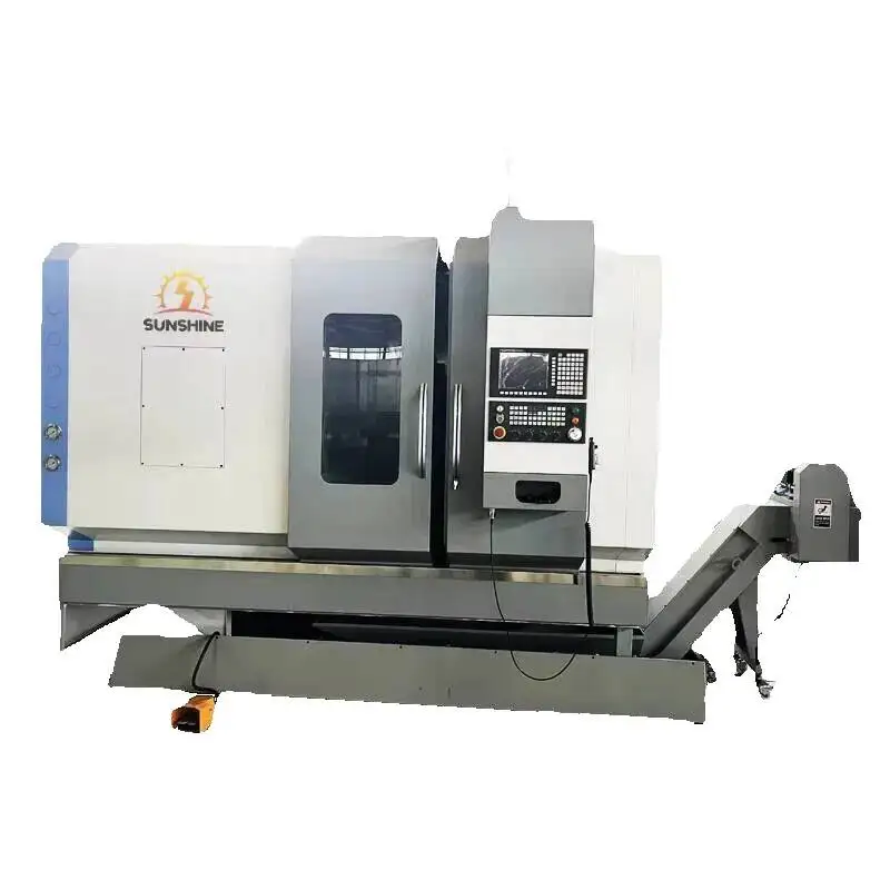 Горизонтальная резка может быть изготовлена по индивидуальному заказу для обработки деталей вала и диска. Специальный наклонный токарный станок с ЧПУ.
Горизонтальная резка может быть изготовлена по индивидуальному заказу для обработки деталей вала и диска. Специальный наклонный токарный станок с ЧПУ.