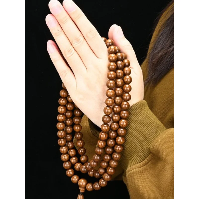 Abelia1.0108Multiple Beads Prayer Beads Bracelet Dragon Taming Wood Old Material Buddha Beads Necklace Retro Wooden Bead String
Abelia1.0108Multiple Beads Prayer Beads Bracelet Dragon Taming Wood Old Material Buddha Beads Necklace Retro Wooden Bead String