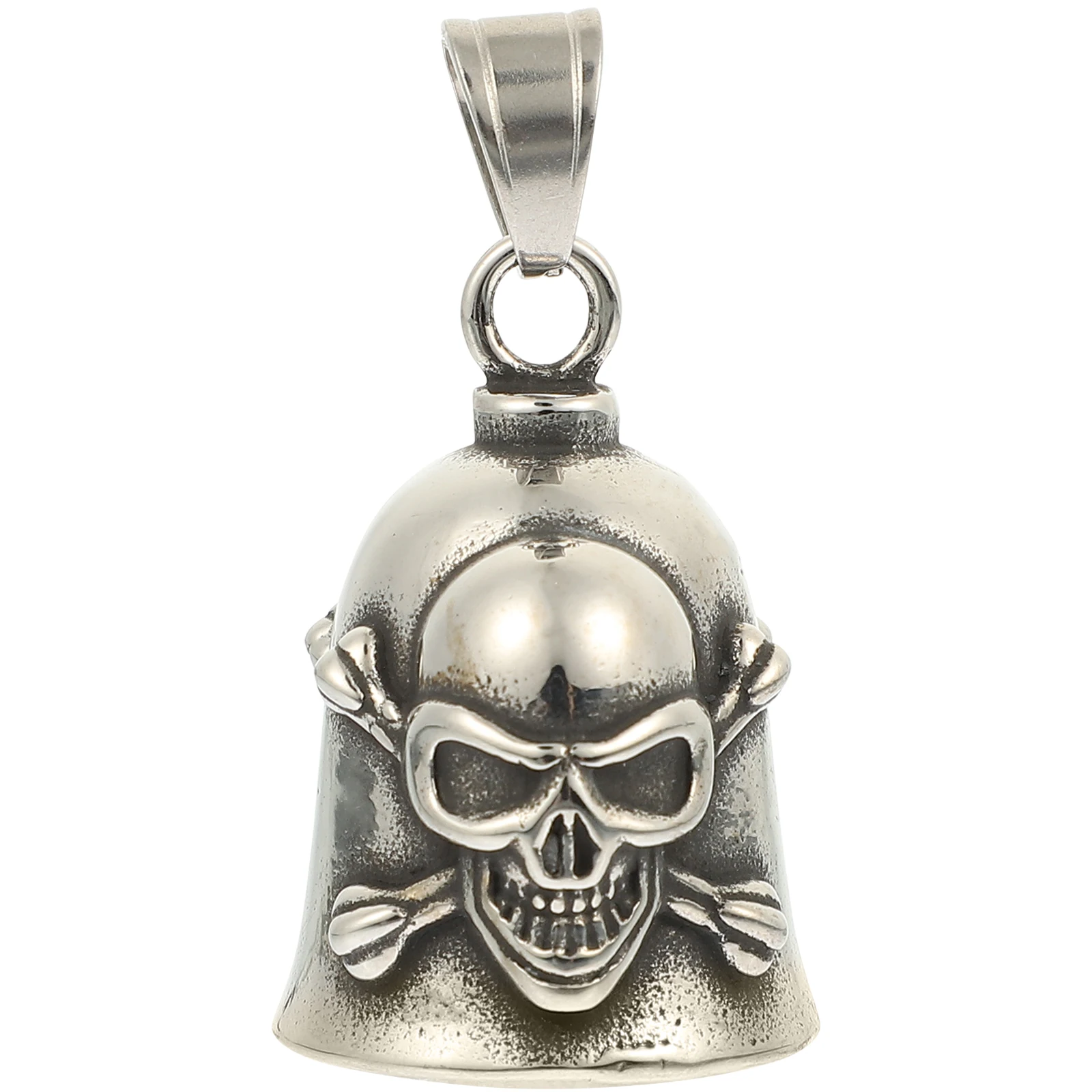 Skull Pendant Necklace Punk Bells Jewelry Chain Stainless Steel Charm Locket Vintage Motorcycle DIY Small Bell
Skull Pendant Necklace Punk Bells Jewelry Chain Stainless Steel Charm Locket Vintage Motorcycle DIY Small Bell