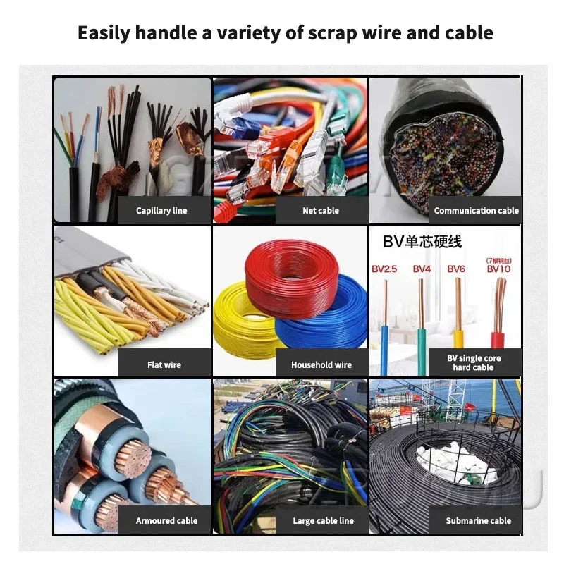 FC-2 Electric Wire Stripping Machine Multifunctional Cable Peeling Machinery Household Automatic Waste Cable Peeling Equipment
FC-2 Electric Wire Stripping Machine Multifunctional Cable Peeling Machinery Household Automatic Waste Cable Peeling Equipment