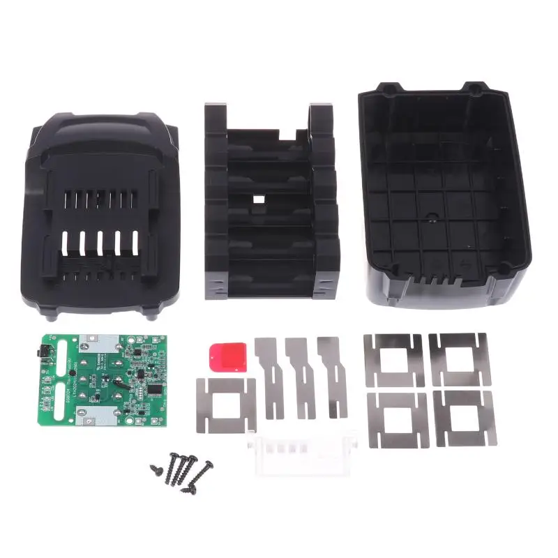 BS18LT PCB BMS 18V Li-ion Battery Case for Power Tools, Hard-shell Lithium Battery Storage Box