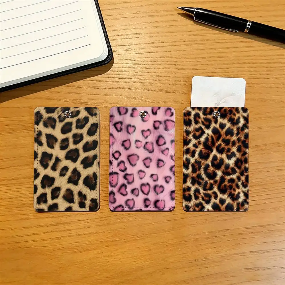 Leopard Pattern PU Card Holder With Keychain For Bank card,Subway, Bus Card ,Access Card Protective Case
Leopard Pattern PU Card Holder With Keychain For Bank card,Subway, Bus Card ,Access Card Protective Case