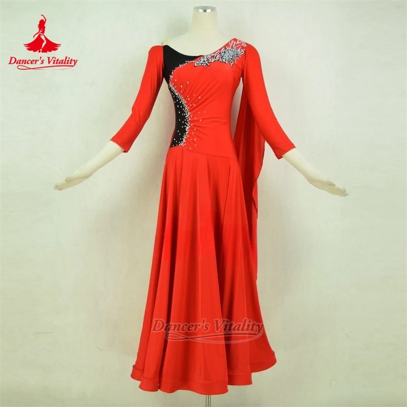 Взрослые бальные танцы красного цвета, тренировочные платья, индивидуальный наряд для женщин и детей, вальс, фокстрот, конкурс, жизненность танцора
Взрослые бальные танцы красного цвета, тренировочные платья, индивидуальный наряд для женщин и детей, вальс, фокстрот, конкурс, жизненность танцора