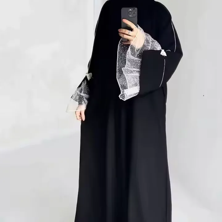 Muslim Women Long Dress Lace Sleeve Party Gown Dubai Abaya Turkey Kaftan Jalabiya Kebaya Eid Ramadan Caftan Femme Robe Vestidos
Muslim Women Long Dress Lace Sleeve Party Gown Dubai Abaya Turkey Kaftan Jalabiya Kebaya Eid Ramadan Caftan Femme Robe Vestidos