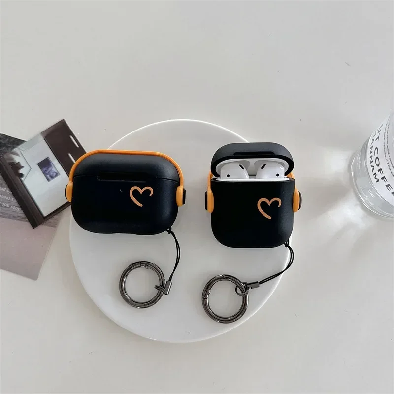 Line Heart Case for AirPods 4 Airpod 1 2 3 Pro Pro2 Bluetooth Earbuds Charging Box Protective Earphone Case Cover
Line Heart Case for AirPods 4 Airpod 1 2 3 Pro Pro2 Bluetooth Earbuds Charging Box Protective Earphone Case Cover