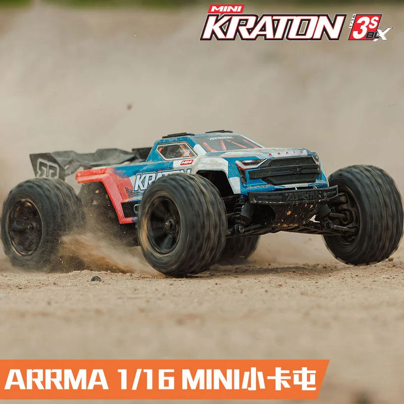 ARRMA 1/16 MINI KRATON мини-кроссовый автомобиль с полным приводом, 3S, бесщеточный, радиоуправляемый, гоночный, для любителей, игрушка
ARRMA 1/16 MINI KRATON мини-кроссовый автомобиль с полным приводом, 3S, бесщеточный, радиоуправляемый, гоночный, для любителей, игрушка