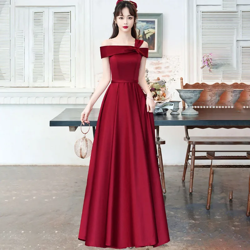 Toast Bridal Dress Women's 2025 New Summer Banquet Evening Dresses Fashion Slim Plus Size Satin Luxury Engagement Wedding Dress
Toast Bridal Dress Women's 2025 New Summer Banquet Evening Dresses Fashion Slim Plus Size Satin Luxury Engagement Wedding Dress