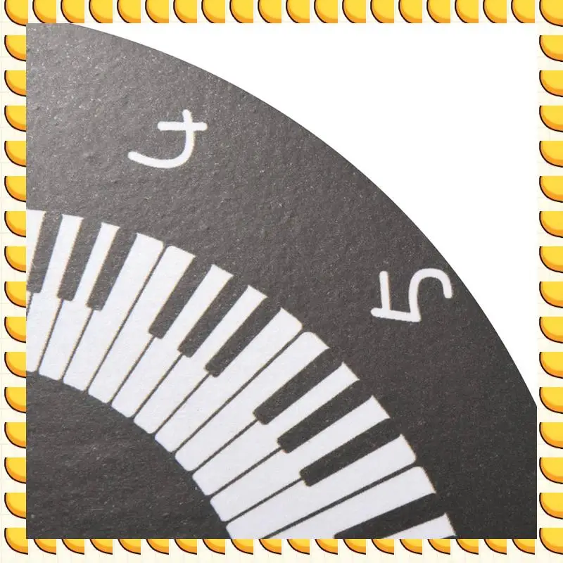BAAU 3X Elegant Piano Key Clock Music Notes Wave Round Modern Wall Clock Without Battery Black + White Acrylic
BAAU 3X Elegant Piano Key Clock Music Notes Wave Round Modern Wall Clock Without Battery Black + White Acrylic