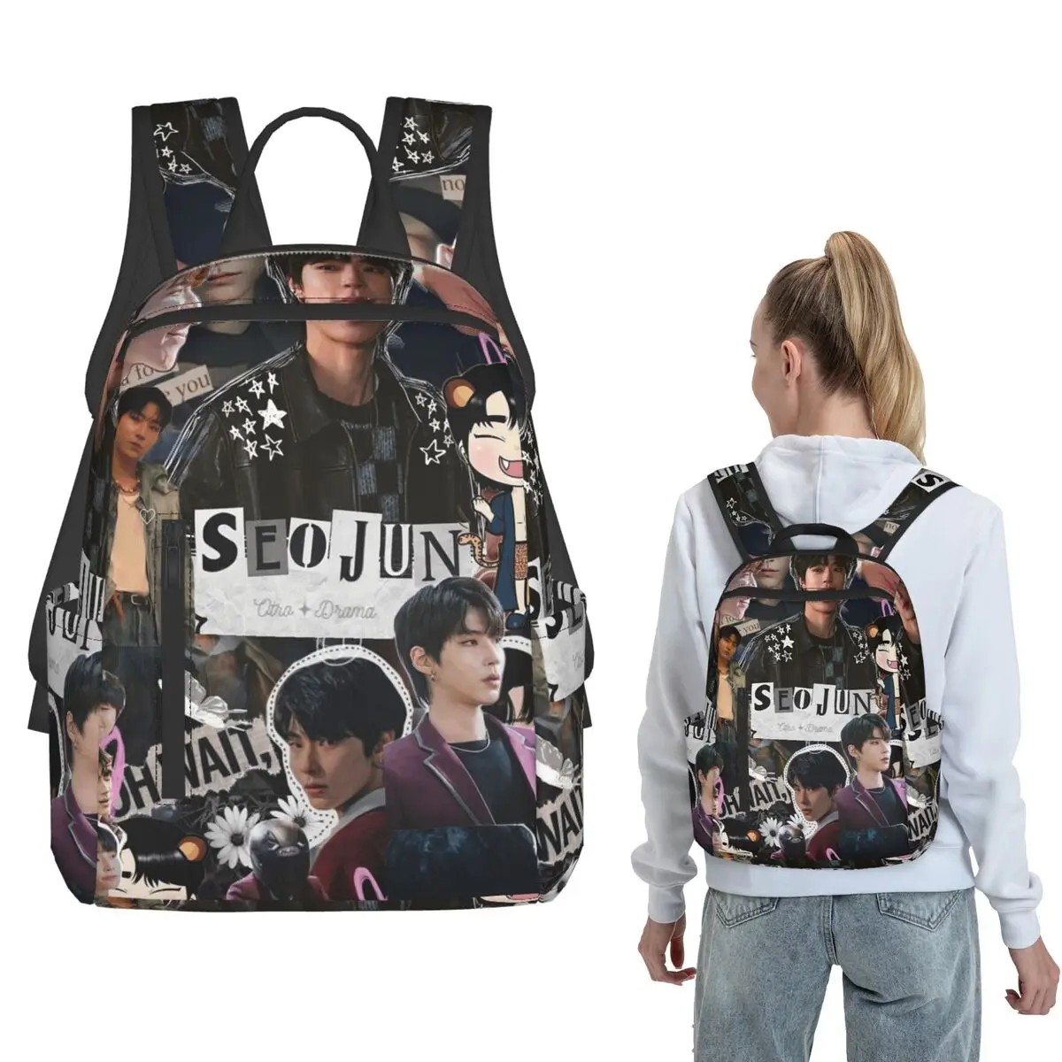 Hwang In Yeop Actor Korean Backpack Large Capacity Children BookBag School Bag Shoulder Bags for Men Women
Hwang In Yeop Actor Korean Backpack Large Capacity Children BookBag School Bag Shoulder Bags for Men Women
