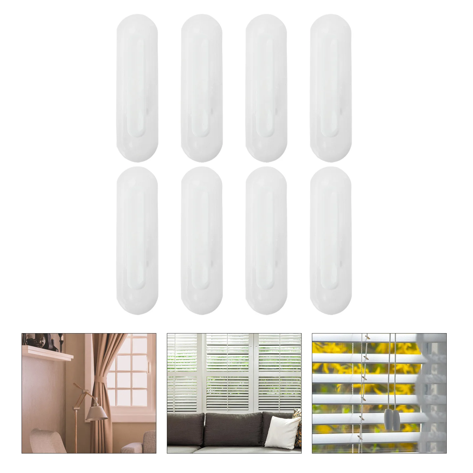 8Pcs Curtains Rope Cleats Premium Plastic Blind Cord Holders for Window Curtain Rope Management Living Room Bedroom Kitchen
8Pcs Curtains Rope Cleats Premium Plastic Blind Cord Holders for Window Curtain Rope Management Living Room Bedroom Kitchen