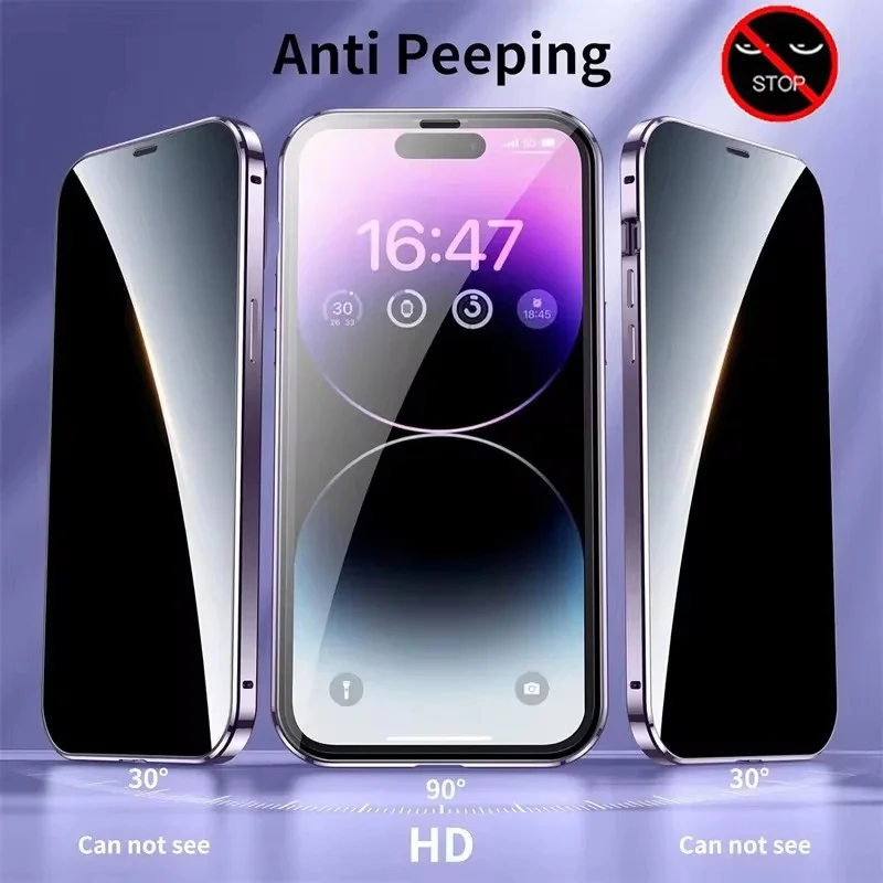 Preventing Peeping Phone Case for iPhone16 Pro Max 15 14 Plus 13 12 Pro 11 With Magnetic Wireless Charging Back Cover
Preventing Peeping Phone Case for iPhone16 Pro Max 15 14 Plus 13 12 Pro 11 With Magnetic Wireless Charging Back Cover