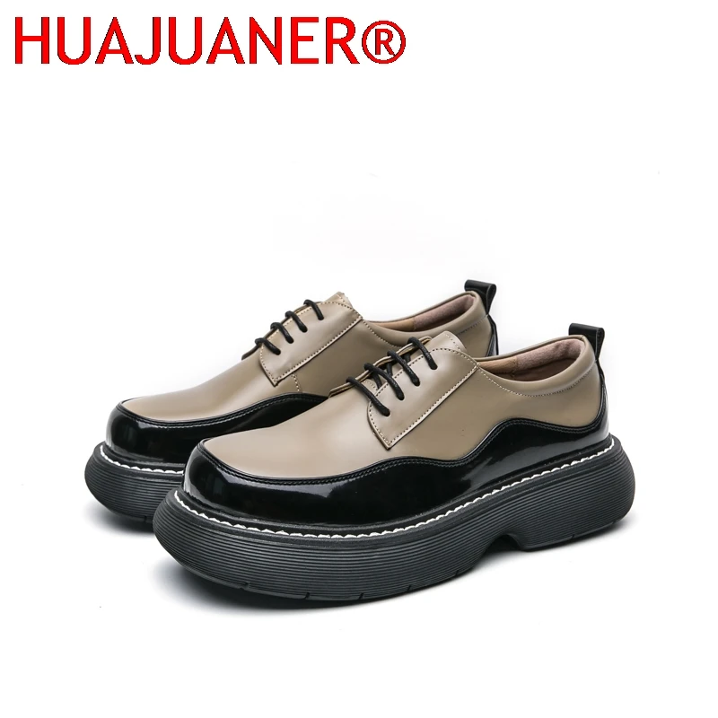 Новые мужские кожаные туфли-оксфорды на платформе в корейском стиле, повседневные, деловые, высококачественные, на шнуровке, для офиса, 2026 год
Новые мужские кожаные туфли-оксфорды на платформе в корейском стиле, повседневные, деловые, высококачественные, на шнуровке, для офиса, 2026 год