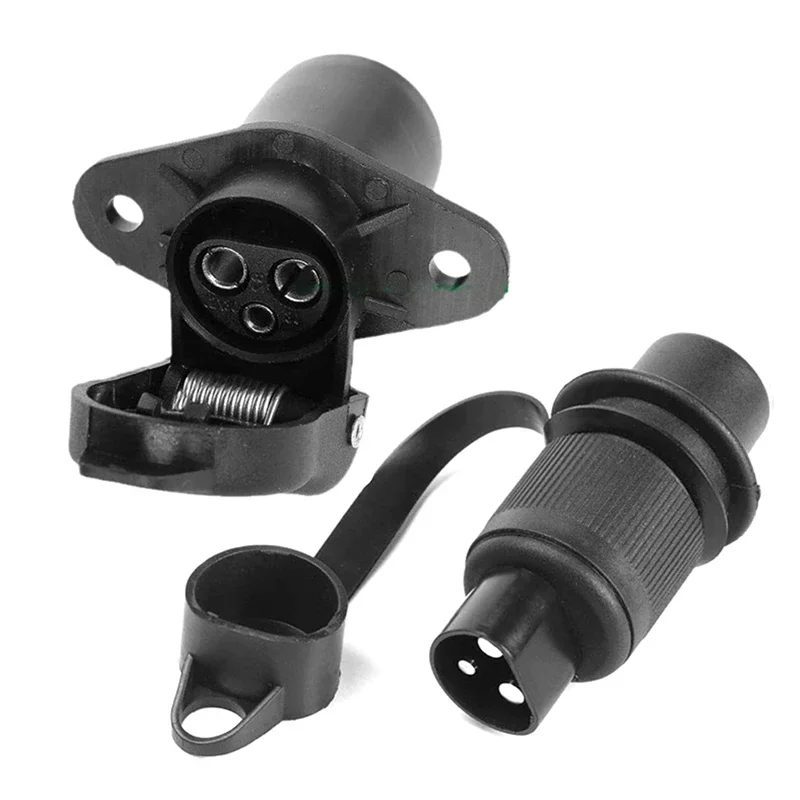 3 Pin Trailer Socket Connectors Round 3 Pole Plug-in Trailer Tractor Plug for Electrical Caravan Truck 12V
3 Pin Trailer Socket Connectors Round 3 Pole Plug-in Trailer Tractor Plug for Electrical Caravan Truck 12V