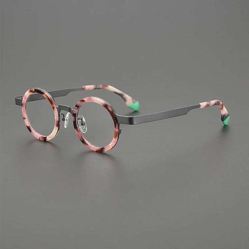 Color Glasses Frame Japanese Style High Quality Vintage Acetate Titanium Round For Men Women Designer Retro Fashion Eyeglasses
Color Glasses Frame Japanese Style High Quality Vintage Acetate Titanium Round For Men Women Designer Retro Fashion Eyeglasses