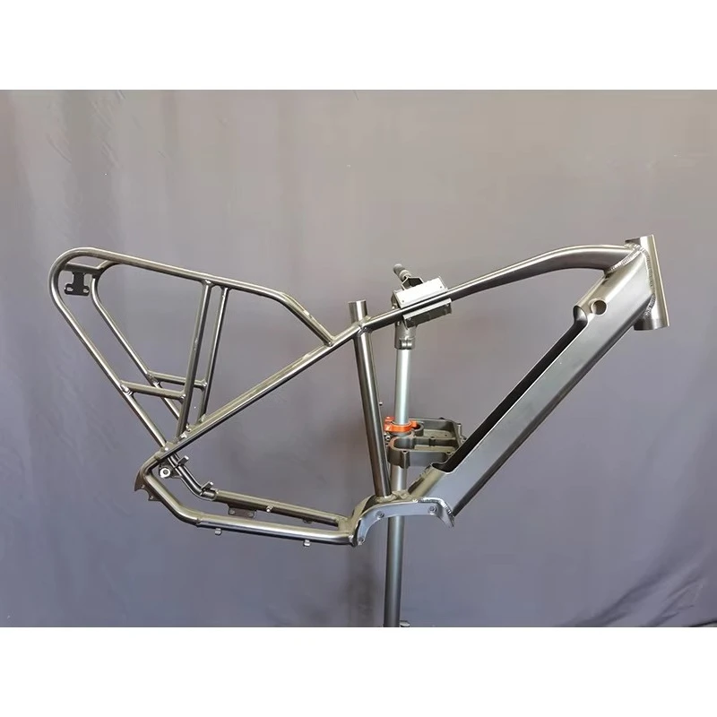 Electric Bicycle Frame for M420 Mid Motor Trekking Bike Frame Aluminum Alloy 27.5'' Wheel Li-ion Battery Alienozo TB-100
Electric Bicycle Frame for M420 Mid Motor Trekking Bike Frame Aluminum Alloy 27.5'' Wheel Li-ion Battery Alienozo TB-100