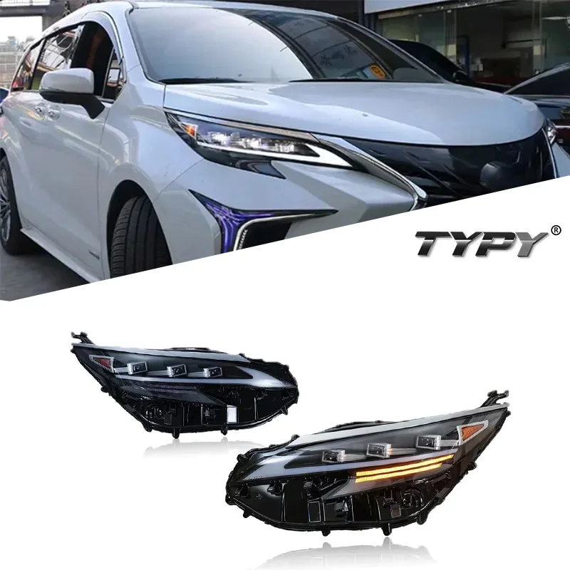 TYPY Car Lights For Toyota Sienna Headlight LED Projetor head Lamp Daytime Running Light Automotive Accessories 2021-2024
TYPY Car Lights For Toyota Sienna Headlight LED Projetor head Lamp Daytime Running Light Automotive Accessories 2021-2024