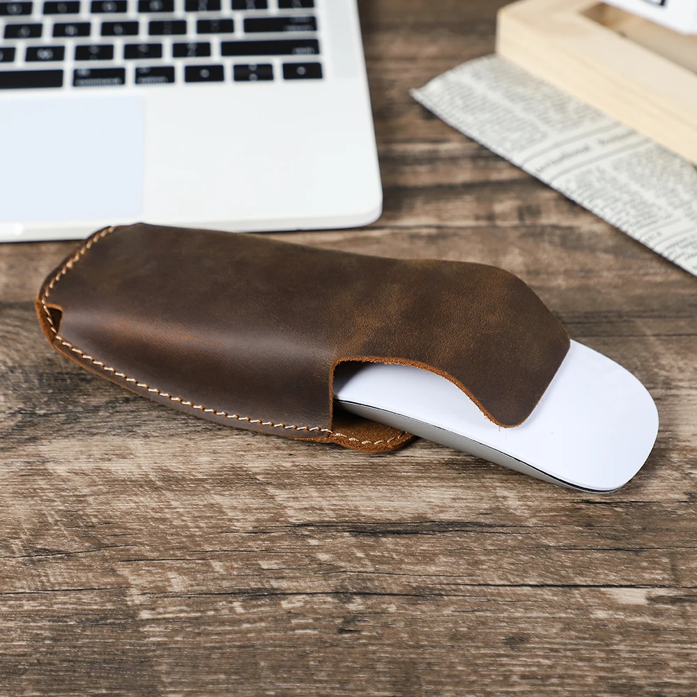 Genuine Leather Gaming Mouse Storage Bag Protective Case for Apple Magic Mouse 3 / 2 / 1 Travel Carrying Pouch Bag
Genuine Leather Gaming Mouse Storage Bag Protective Case for Apple Magic Mouse 3 / 2 / 1 Travel Carrying Pouch Bag