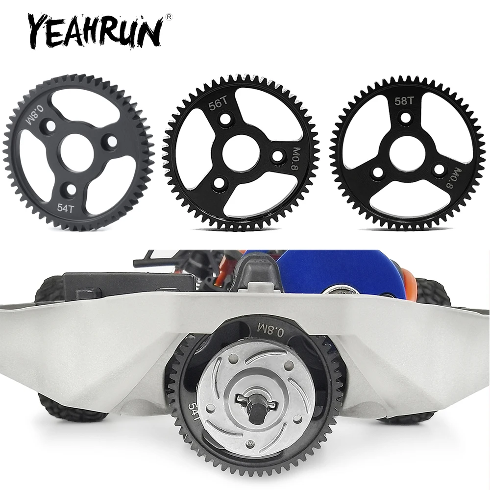 Жесткая стальная большая шестерня YEAHRUN 32P 0,8 M 54T/56T/58T для вершины Revo E-Revo Slash 1/10 обновленные детали для модели радиоуправляемого автомобиля грузовика
Жесткая стальная большая шестерня YEAHRUN 32P 0,8 M 54T/56T/58T для вершины Revo E-Revo Slash 1/10 обновленные детали для модели радиоуправляемого автомобиля грузовика