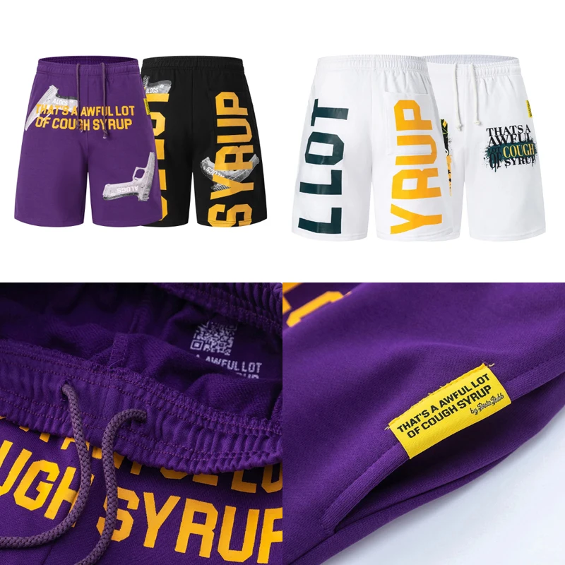 American Style That's A Awful Lot of Cough Syrup Casual Shorts Summer Letter Print High-quality Sports Shorts
American Style That's A Awful Lot of Cough Syrup Casual Shorts Summer Letter Print High-quality Sports Shorts