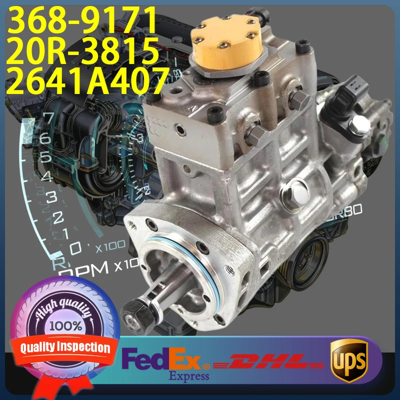 368-9171 Fuel Injection Pump 20R-3815 2641A407 for Caterpillar CAT Engine C6.6 Loader 953D 963D 924H 938H
368-9171 Fuel Injection Pump 20R-3815 2641A407 for Caterpillar CAT Engine C6.6 Loader 953D 963D 924H 938H