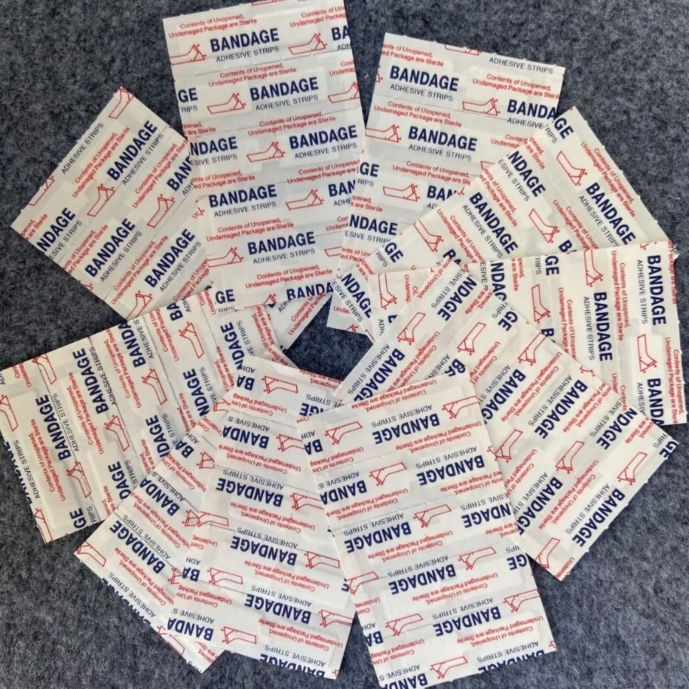 50Pcs New Disposable Wound Adhesive Tape Zipper Tie Waterproof Wound Band Aid Small Portable Aid Wound Suture Patch Outdoor
50Pcs New Disposable Wound Adhesive Tape Zipper Tie Waterproof Wound Band Aid Small Portable Aid Wound Suture Patch Outdoor