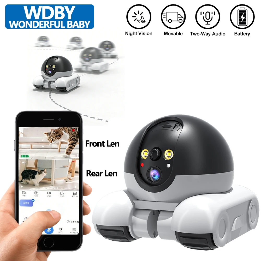 2 МП Мобильная камера-видеоняня/для наблюдения за животными, умная игрушка для животных, беспроводная камера для автомобиля и всего дома, домашняя безопасность и удаленный мониторинг
2 МП Мобильная камера-видеоняня/для наблюдения за животными, умная игрушка для животных, беспроводная камера для автомобиля и всего дома, домашняя безопасность и удаленный мониторинг