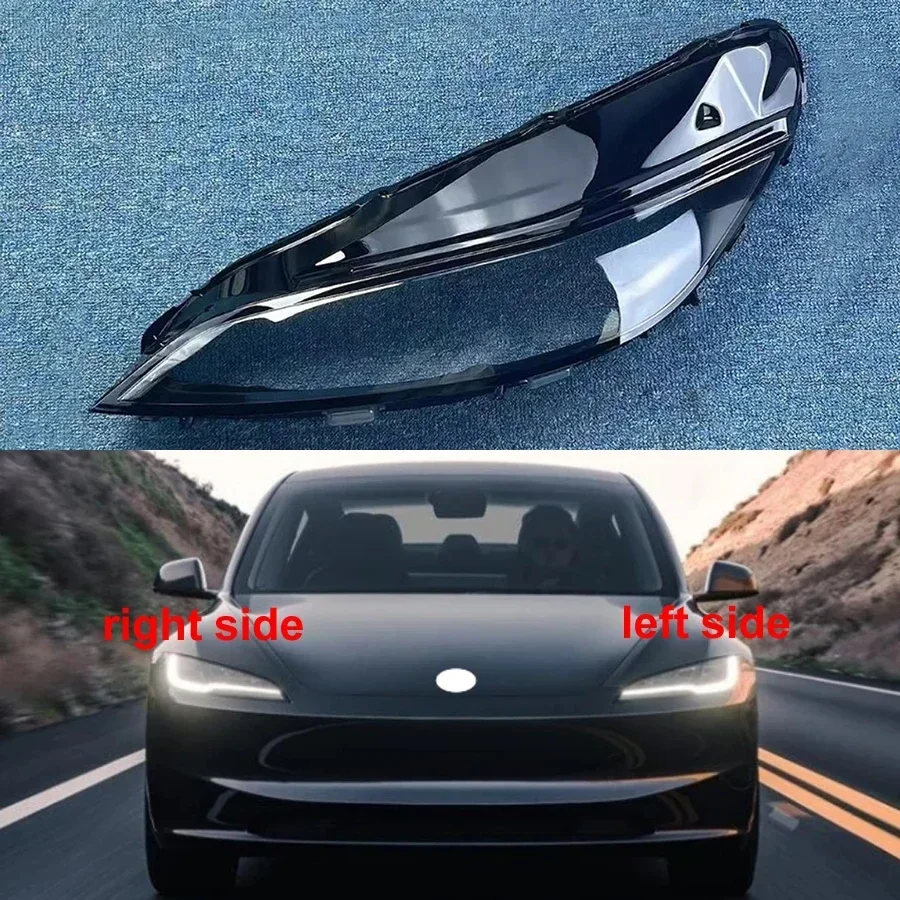 For Tesla Model 3 2024 Headlamp Cover Shade Headlight Transparent Lens Lamp Shell Masks Plexiglass Replace Original Lampshade
For Tesla Model 3 2024 Headlamp Cover Shade Headlight Transparent Lens Lamp Shell Masks Plexiglass Replace Original Lampshade
