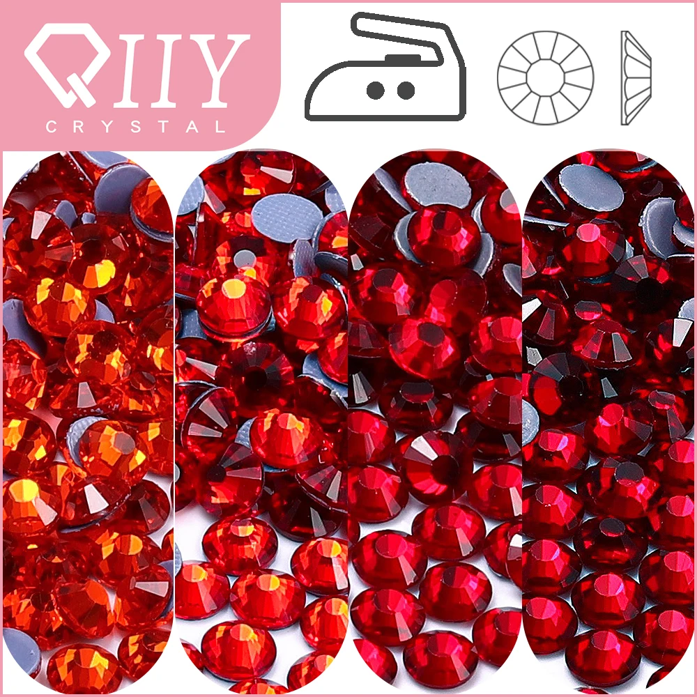 QIIY Red Series SS6-SS30 High Quality 12Cut Hotfix Flatback Crystal Glass Rhinestone For Clothes Decoration Garment DIY Nail Art
QIIY Red Series SS6-SS30 High Quality 12Cut Hotfix Flatback Crystal Glass Rhinestone For Clothes Decoration Garment DIY Nail Art