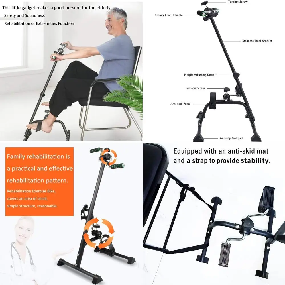 Регулируемый педальный тренажер для рук, ног и коленей — идеально подходит для пожилых людей и домашнего использования, педальный велотренажер для тренировки всего тела.
Регулируемый педальный тренажер для рук, ног и коленей — идеально подходит для пожилых людей и домашнего использования, педальный велотренажер для тренировки всего тела.
