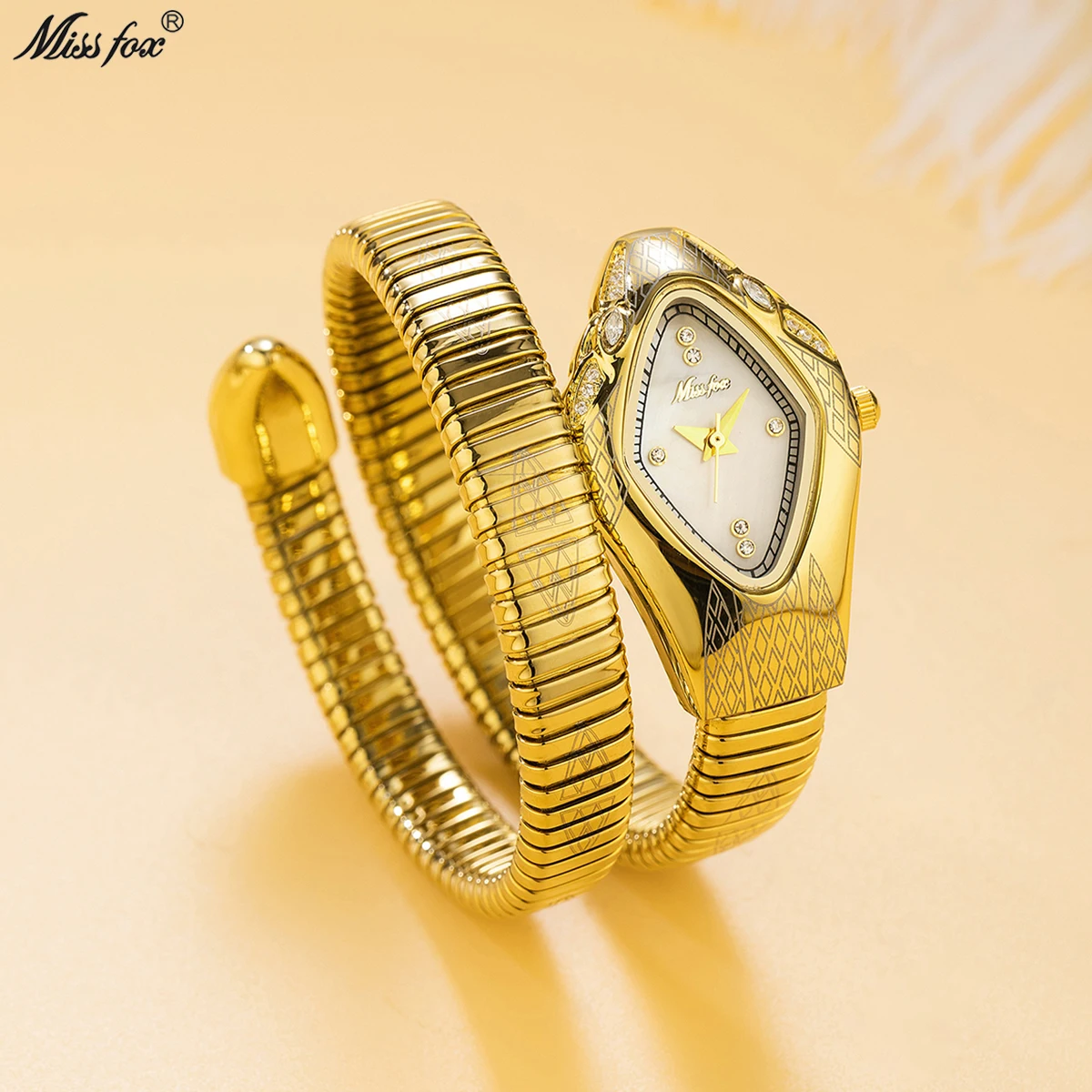 Women Snake Watch Bracelet Stainless Steel Fashion Gold Ladies Watches Clock High-quality Luxury Ladies Wristwatches Waterproof
Women Snake Watch Bracelet Stainless Steel Fashion Gold Ladies Watches Clock High-quality Luxury Ladies Wristwatches Waterproof