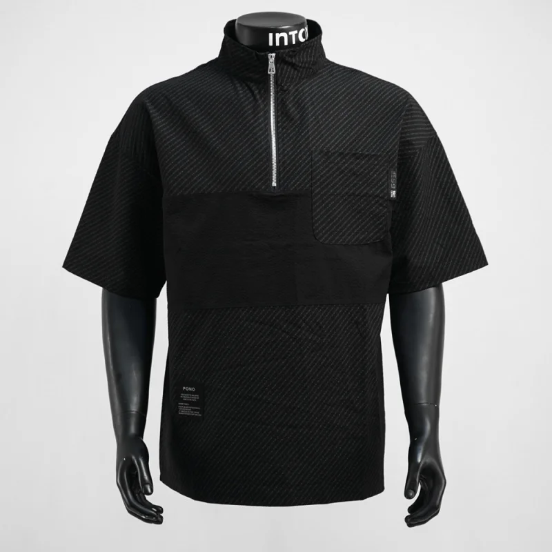 Half zip shirt men's lapel fashion design 2025 summer thin breathable casual versatile short sleeved T-shirt
Half zip shirt men's lapel fashion design 2025 summer thin breathable casual versatile short sleeved T-shirt