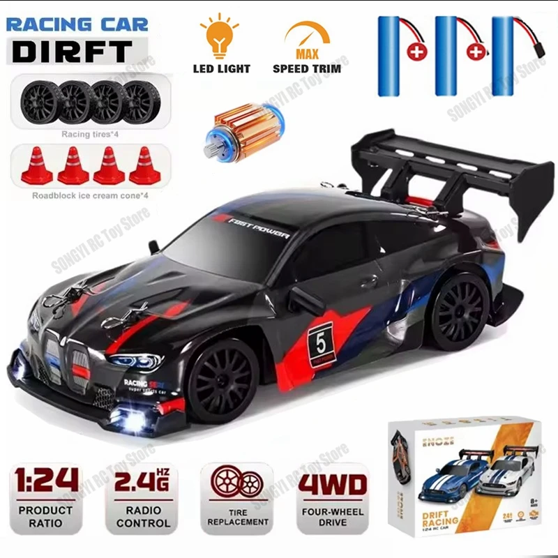 1:24 High Speed RC Drift Car 2.4G 4WD Remote Control Mini Racing Car Competition Race Car Toy for Children
1:24 High Speed RC Drift Car 2.4G 4WD Remote Control Mini Racing Car Competition Race Car Toy for Children