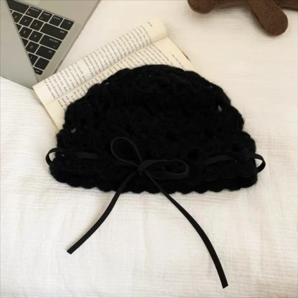 Cute Bow Crochet Hollow Knitted Hat Bohemian Style Strapped Knit Beanies Hollow Out Handmade Ethnic Style Hat Girls
Cute Bow Crochet Hollow Knitted Hat Bohemian Style Strapped Knit Beanies Hollow Out Handmade Ethnic Style Hat Girls