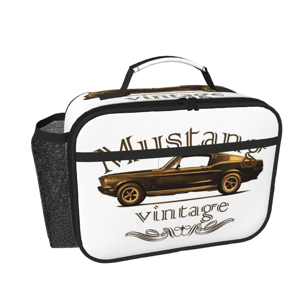 Mustang Vintage Classic Logo GT Insulated Lunch Bag for Women Children Leakproof Food Boxes Thermal Lunch Box Tote
Mustang Vintage Classic Logo GT Insulated Lunch Bag for Women Children Leakproof Food Boxes Thermal Lunch Box Tote