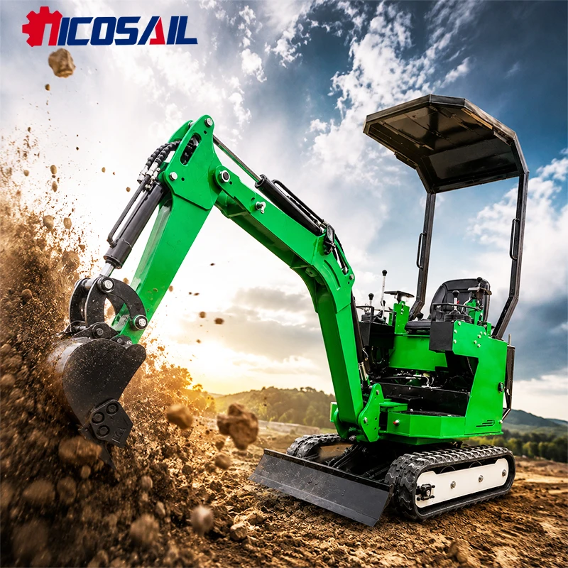 1Ton Small Hydraulic Digger CE Euro 5 Approved Custom Working Mode For Tight Narrow Space Farmland Reclamation with Deposit
1Ton Small Hydraulic Digger CE Euro 5 Approved Custom Working Mode For Tight Narrow Space Farmland Reclamation with Deposit