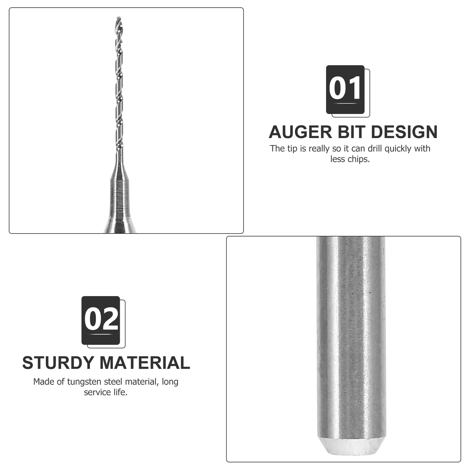 10Pcs 0.4mm High Performance Nozzle Cleaner Kit for 3D Printer Extruder Fast Drilling Less Chips Accuracy